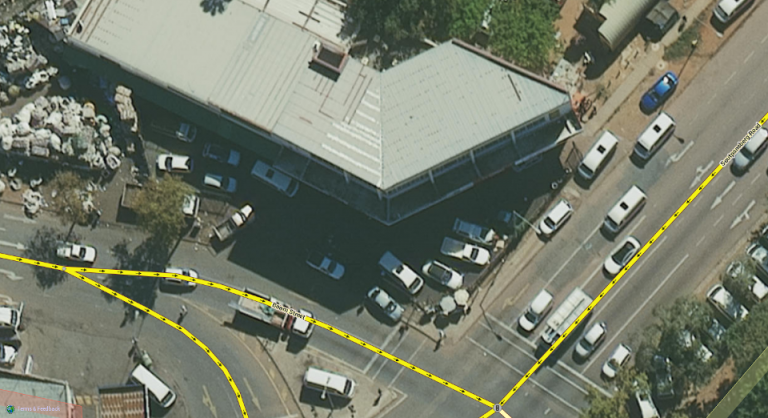 OpenStreetMap: Esri World Imagery layer